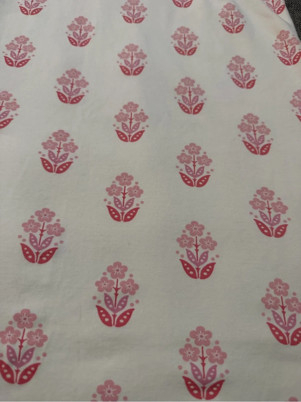 The Beaufort Bonnet Company Polly White Dress with Pink Floral Print size 14